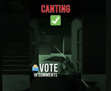 Vote On Your Favorite First Person Shooter Video Game Features! Weapon Canting