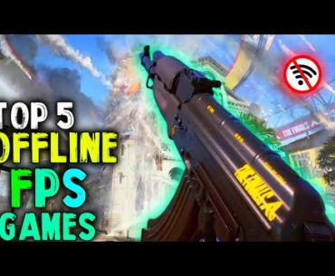TOP 5 OFFLINE FPS GAMEs for Android and iOS || low size best fps games|| Three Gamerz ||