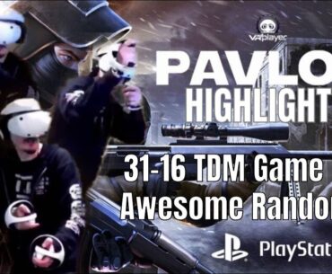 Virtual Reality First Person Shooter!!! - Pavlov VR - PSVR2 - 31-16 TDM Game with Awesome Randoms!!!