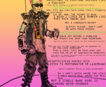 A classic: CYBERPUNK IS NOT DEATH