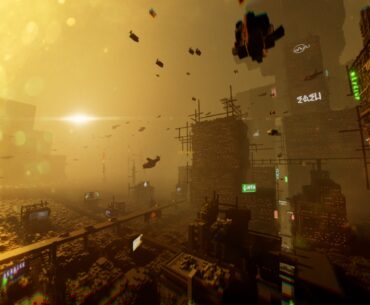 Here is a Dystopian Megalopolis from the game beta decay