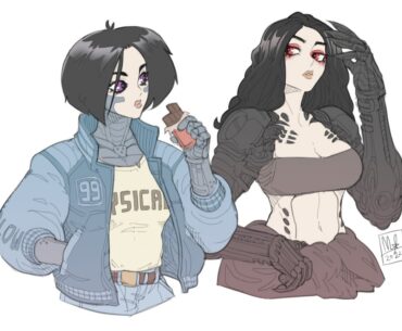 Alita, Glory and sketchs of Cyber Women by bigmsaxon