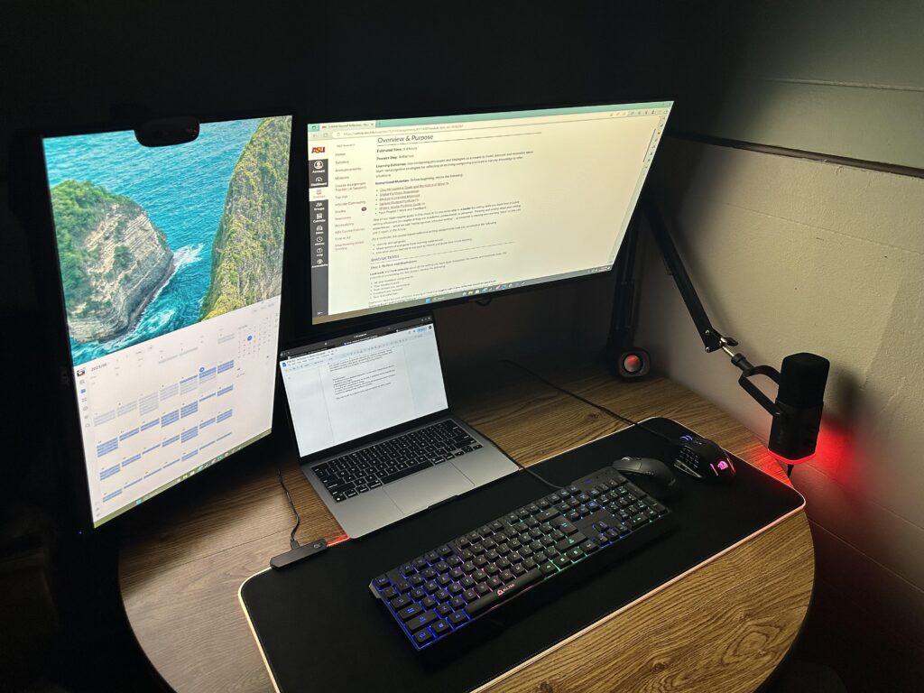 My online college setup