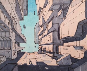The edge of town (oc).