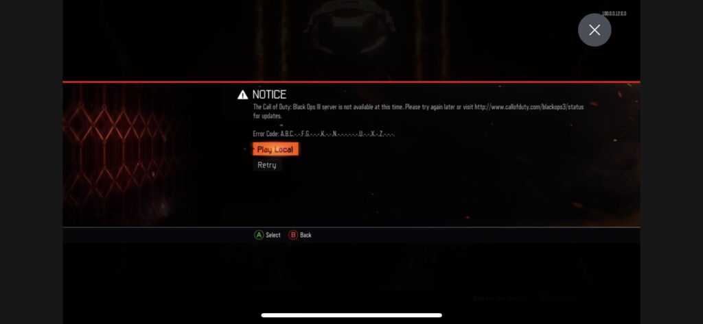 B03 not working for xbox B03 not working for xbox