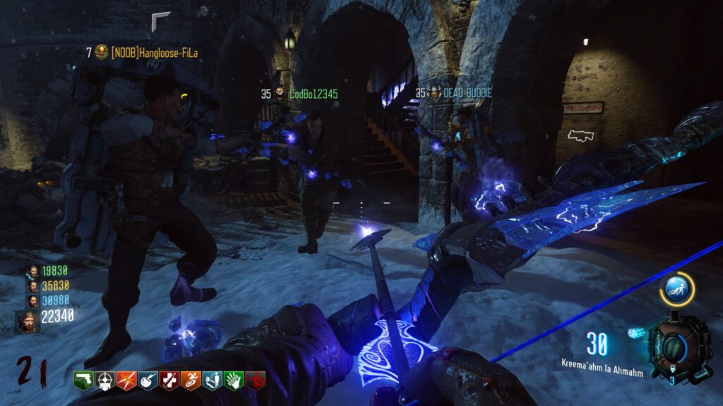 4 lightning bows on DE