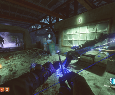 Glitch where me and my friend both have lightning bows (sorry for bad screenshot, we were getting really overwhelmed)