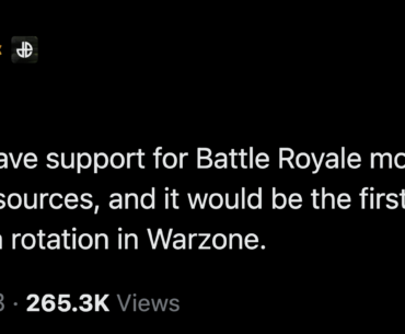 CharlieIntel: Vondel should also have support for Battle Royale mode at some point after it's launch, per sources, and it would be the first time there is two Battle Royale maps in rotation in Warzone.