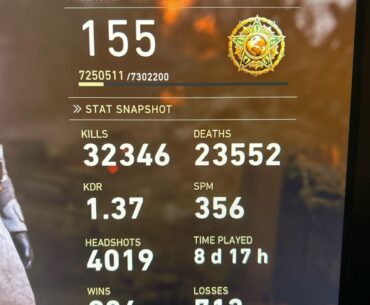My account from covid, starting to play again
