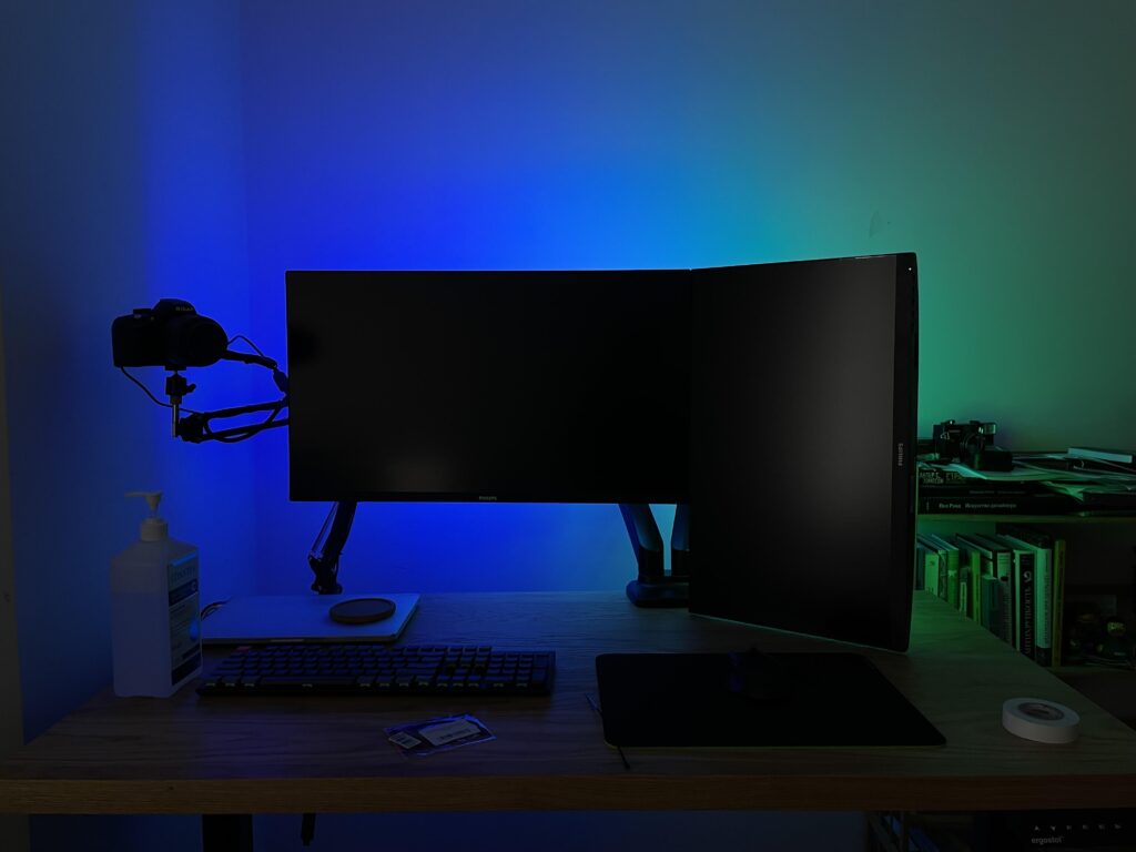 My first setup ever (work & games)