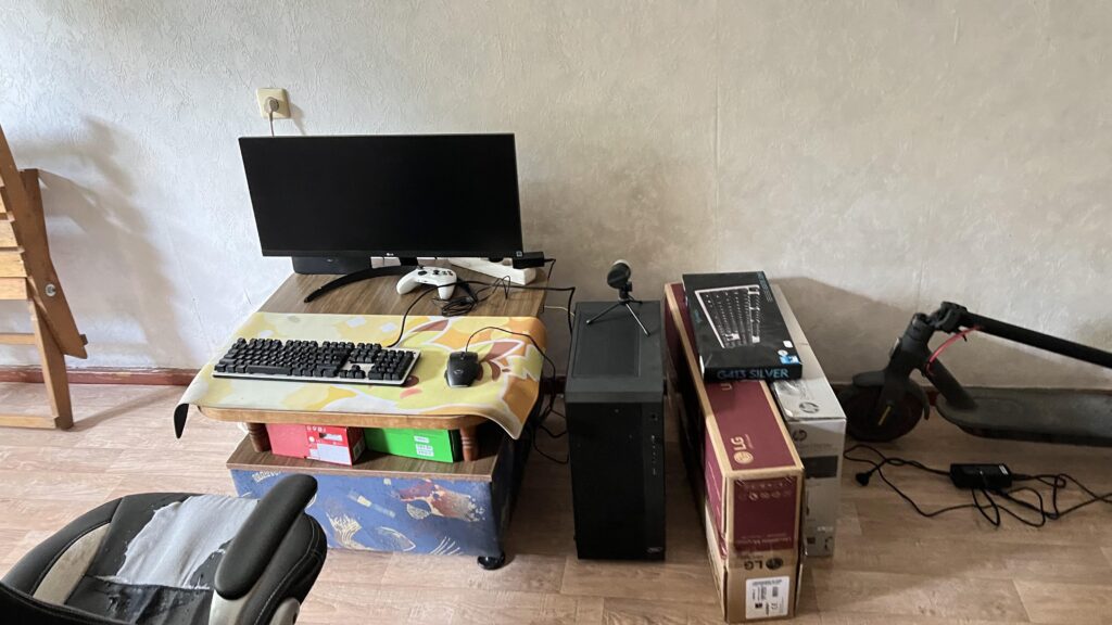 Gaming setup complete