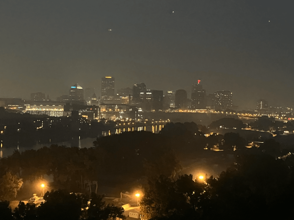St Paul MN looking awfully cyberpunk... (not my photo)