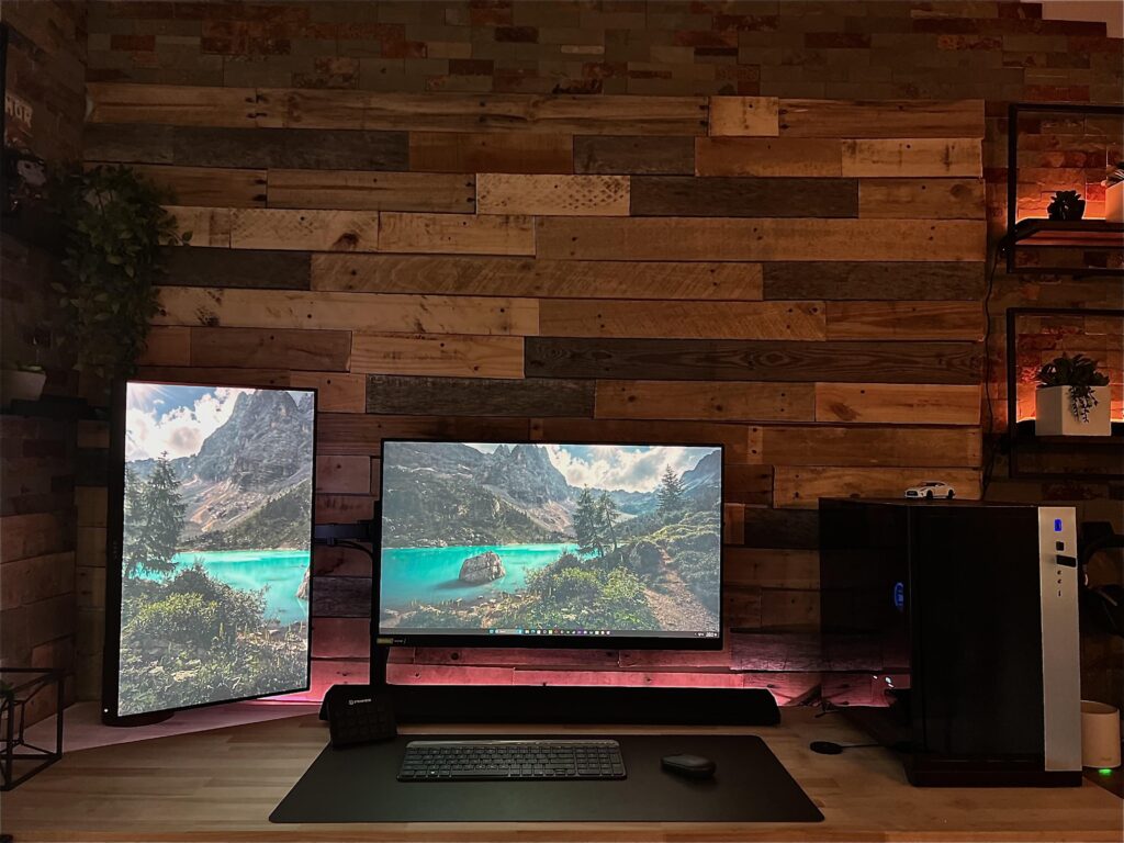 New back drop for the setup!