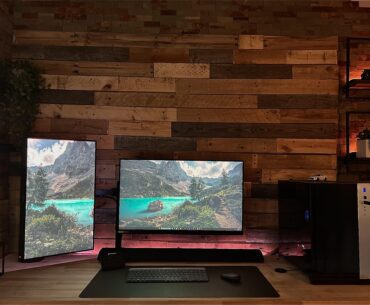 New back drop for the setup!