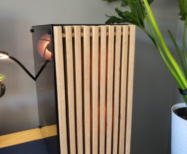 A wood PC panel I made