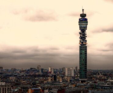 The Telecom tower - one of my favourite cyberpunk buildings.