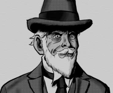 Quick Shadow Man drawing