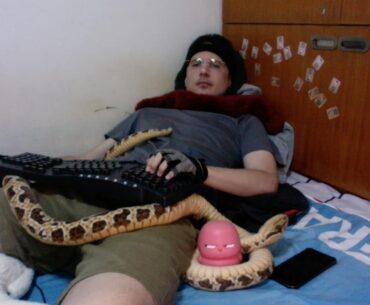 Budget bed desk: Redneck cyber-luge