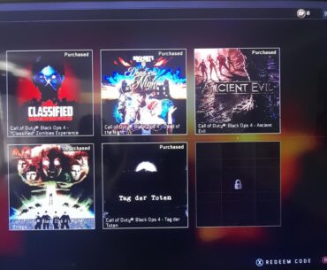 Zombies dlc not playable