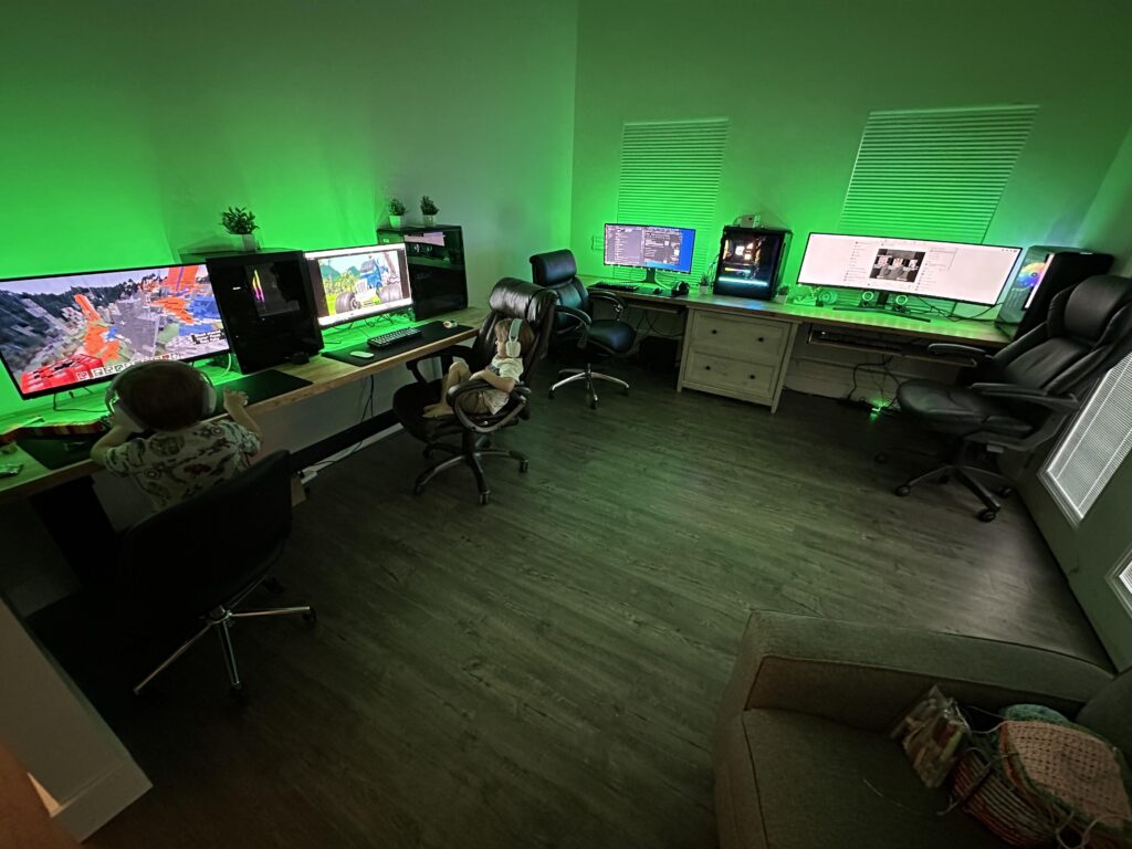 Family battle station