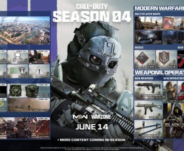 Fight Across Brand-New Battlegrounds in Season 04 of Call of Duty: Modern Warfare II and Call of Duty: Warzone Launching June 14