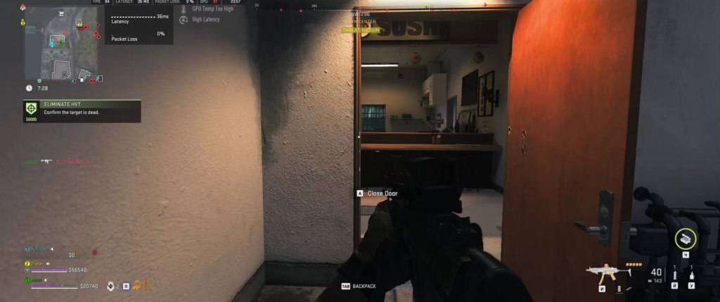 Just lost my 10 perk operator in DMZ to the invisible player