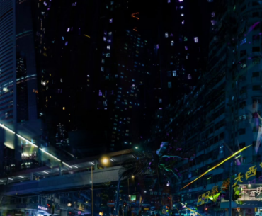 I photograph multiple exposures of cities. This is Hong Kong.