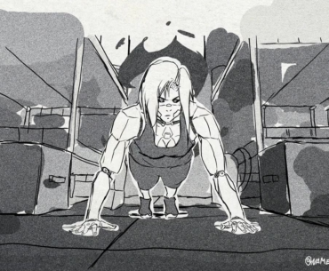 robot gains 🦾some animation practice i did