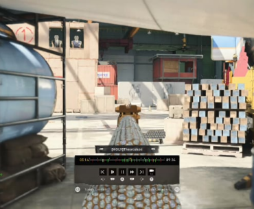 He's big mad. This was a lucky wall bang from hell, then a no-look C4. Experience.