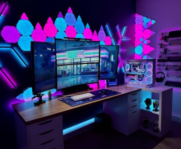 Updated the monitor layout on my RGB battlestation