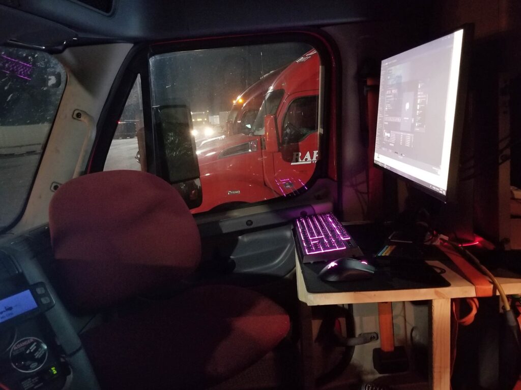 I'm a truck driver with a pc and a dream