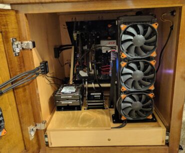 I Built A Computer Desk With A Built In Computer That Looks Like A Traditional Desk