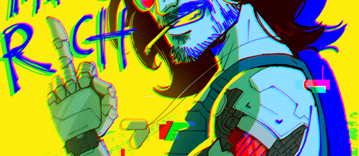 Cyberpunk 2077 - Johnny Silverhand Fanart (by me)