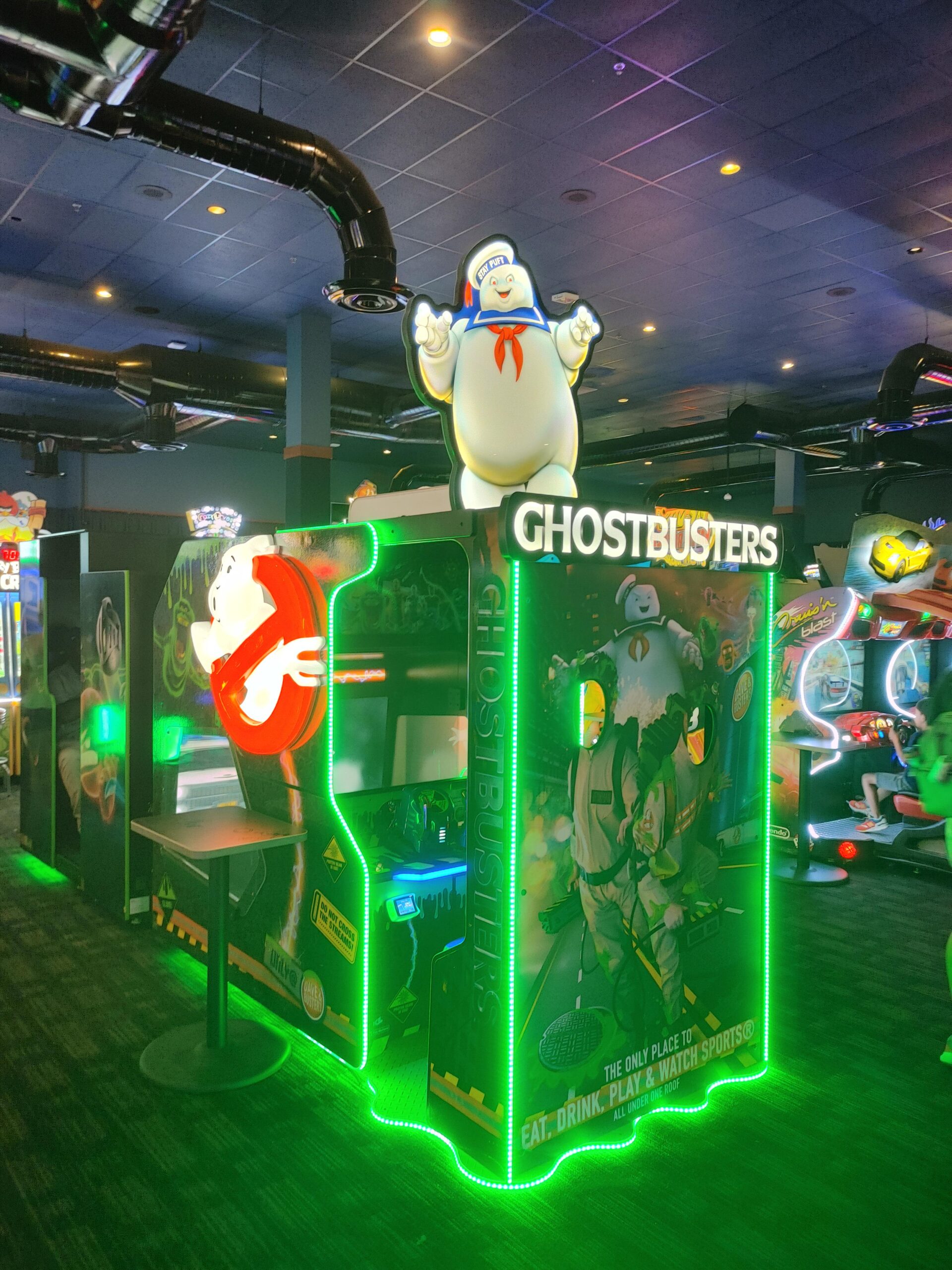 Ghostbusters arcade at Dave and Buster's. FPSHUB