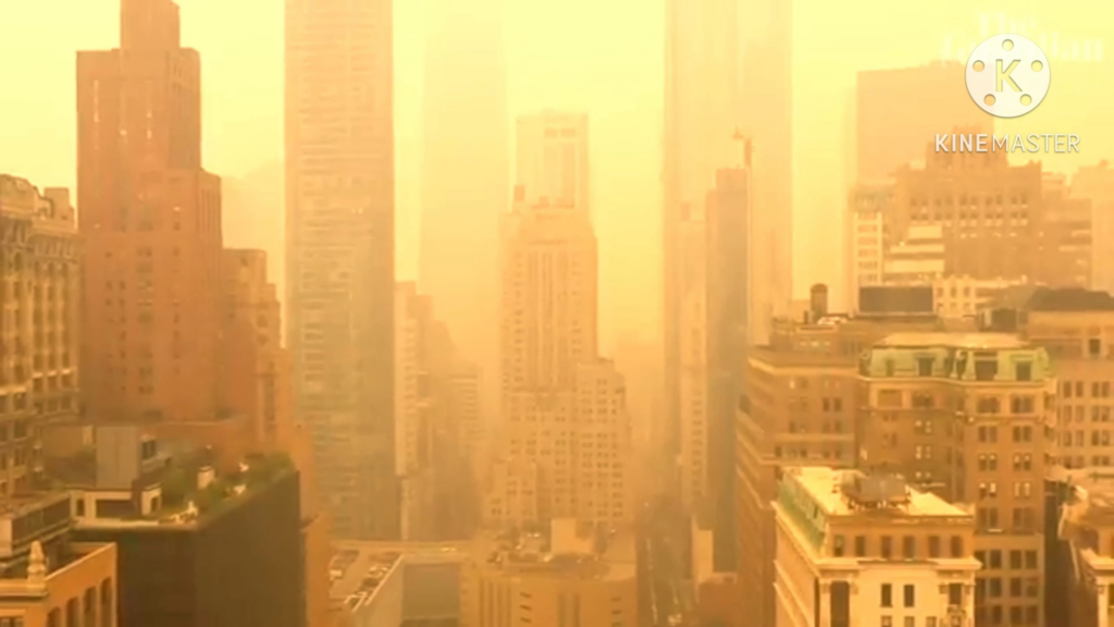 New York City 2023 Blade Runner Style.
