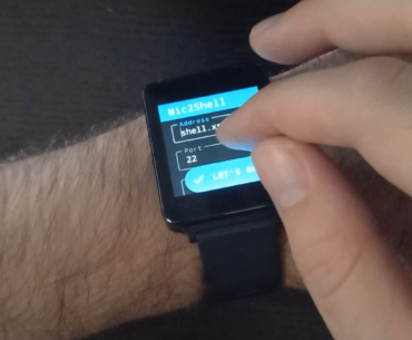 Sideloaded my app on an old second hand smartwarch, opened a shell and talked to AI on my wrist
