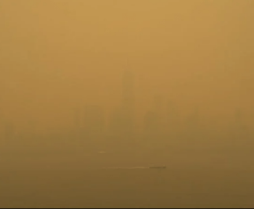 Due to the wildfires in Canada, NYC has officially become Tranzit