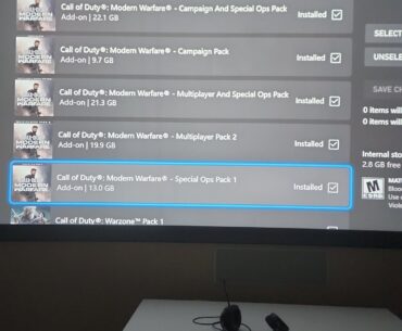 No access to campaign or spec ops