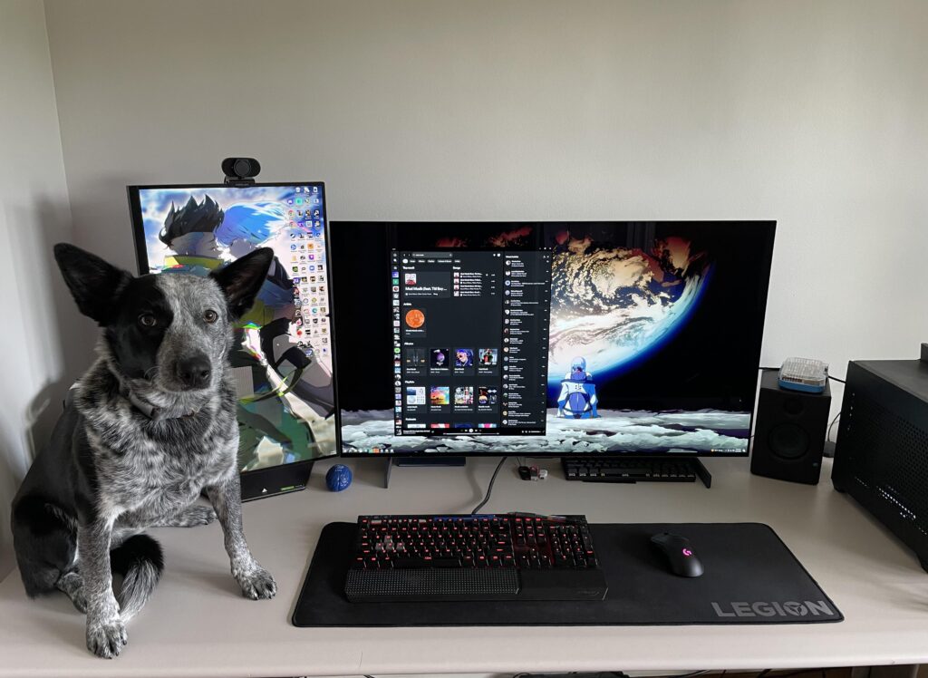 My setup changed a little in the past year
