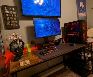 Finalized My Gaming/Game Making Battlestation