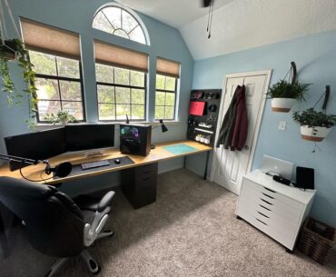 Natural light setup for new PC