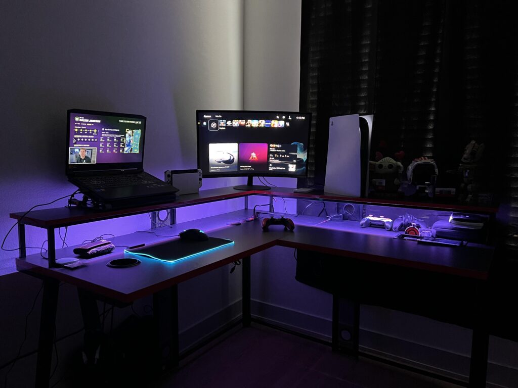 I’ve been trying to add some more flair to my gaming are. What should I do to improve it🤔