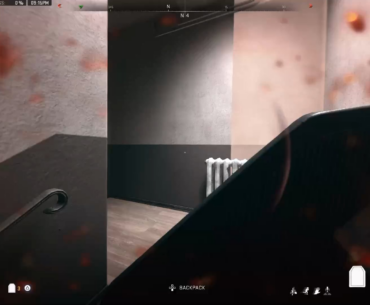I can't tell footsteps are below me or above me