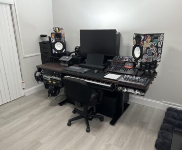 Moved to a new house and redid my studio setup
