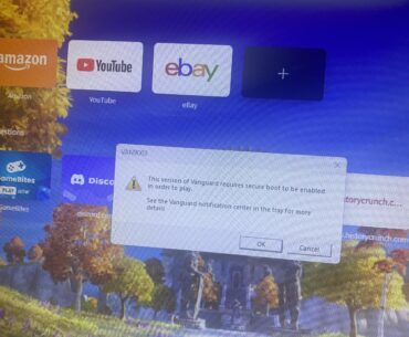 when i try to play valorant it says that anyone know how to fix this?