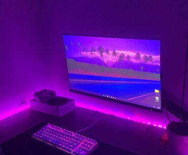 My Setup. Only a monitor lightbar and some poster to fill the wall are missing.