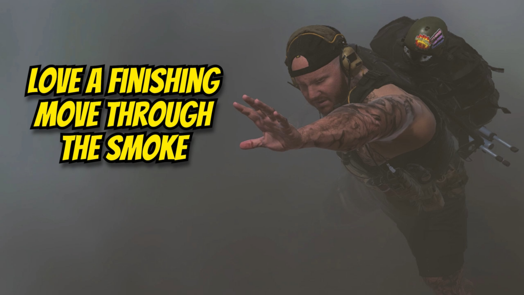 It add that special touch a finishing move through the smoke