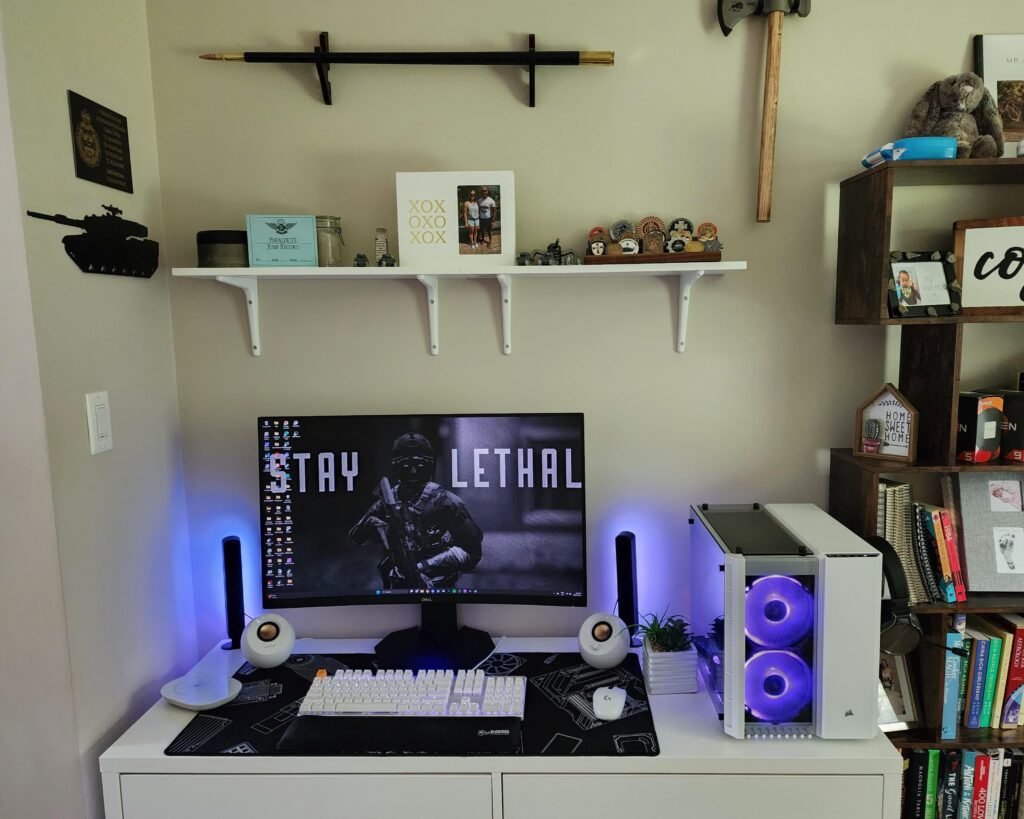 My small setup for gaming mostly