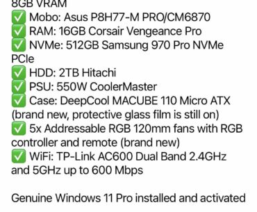 $500 CAD for this setup. Do you all think it’s a good deal? Appreciate any feedback.