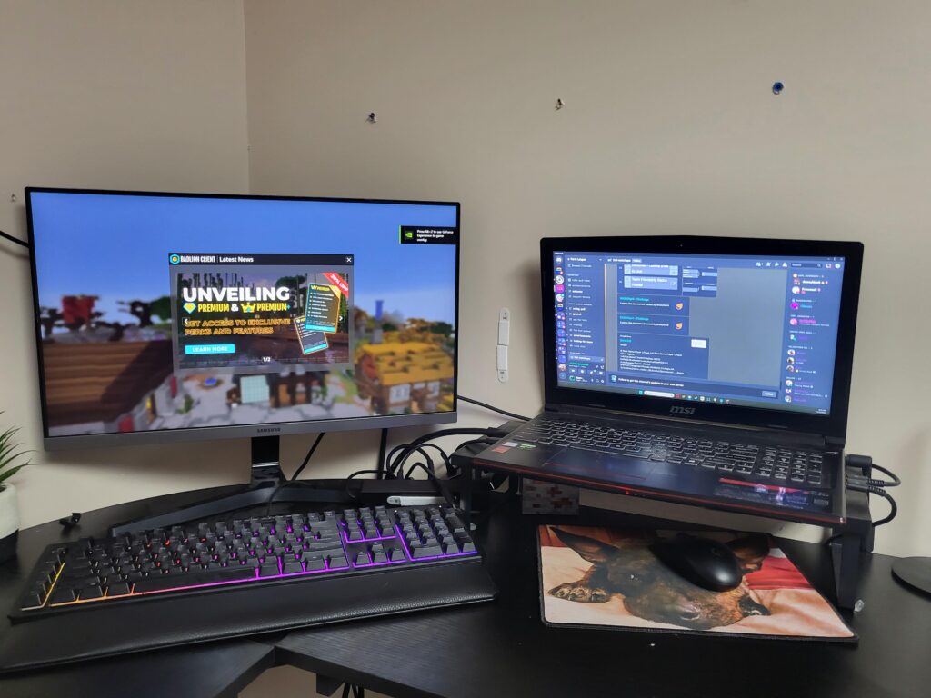 Dual(?) Monitor setup. This is my own